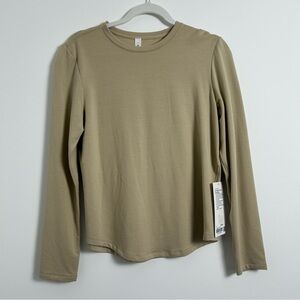 NWT Lululemon Love Modal Fleece
Long Sleeve “Trench” Size 6